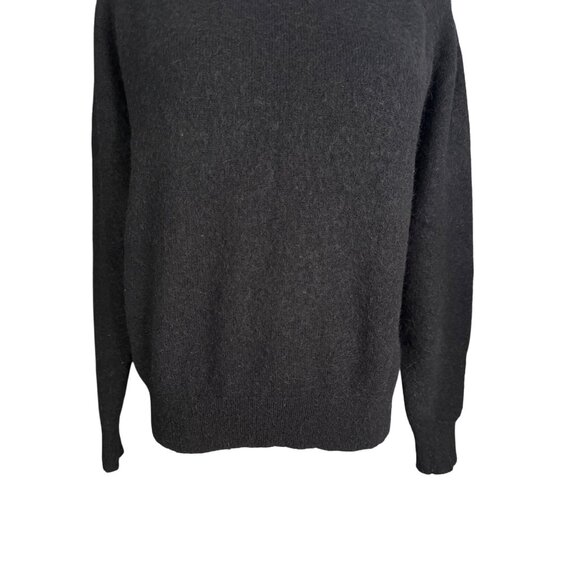 2/$30 Zara Small Jet Black Wool Alpaca Blend Sweater - Picture 6 of 14